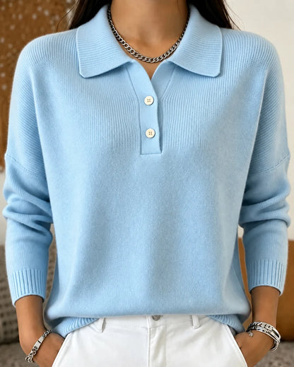 Women's Relaxed Half-Button Pullover
