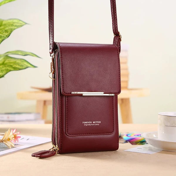 Women's Touchscreen Crossbody Phone Wallet