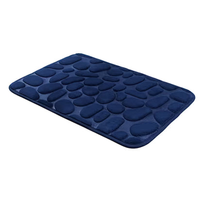 Cobblestone Embossed Bathroom Mat