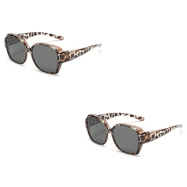 Polarised Round Cat-Eye Sunglasses
