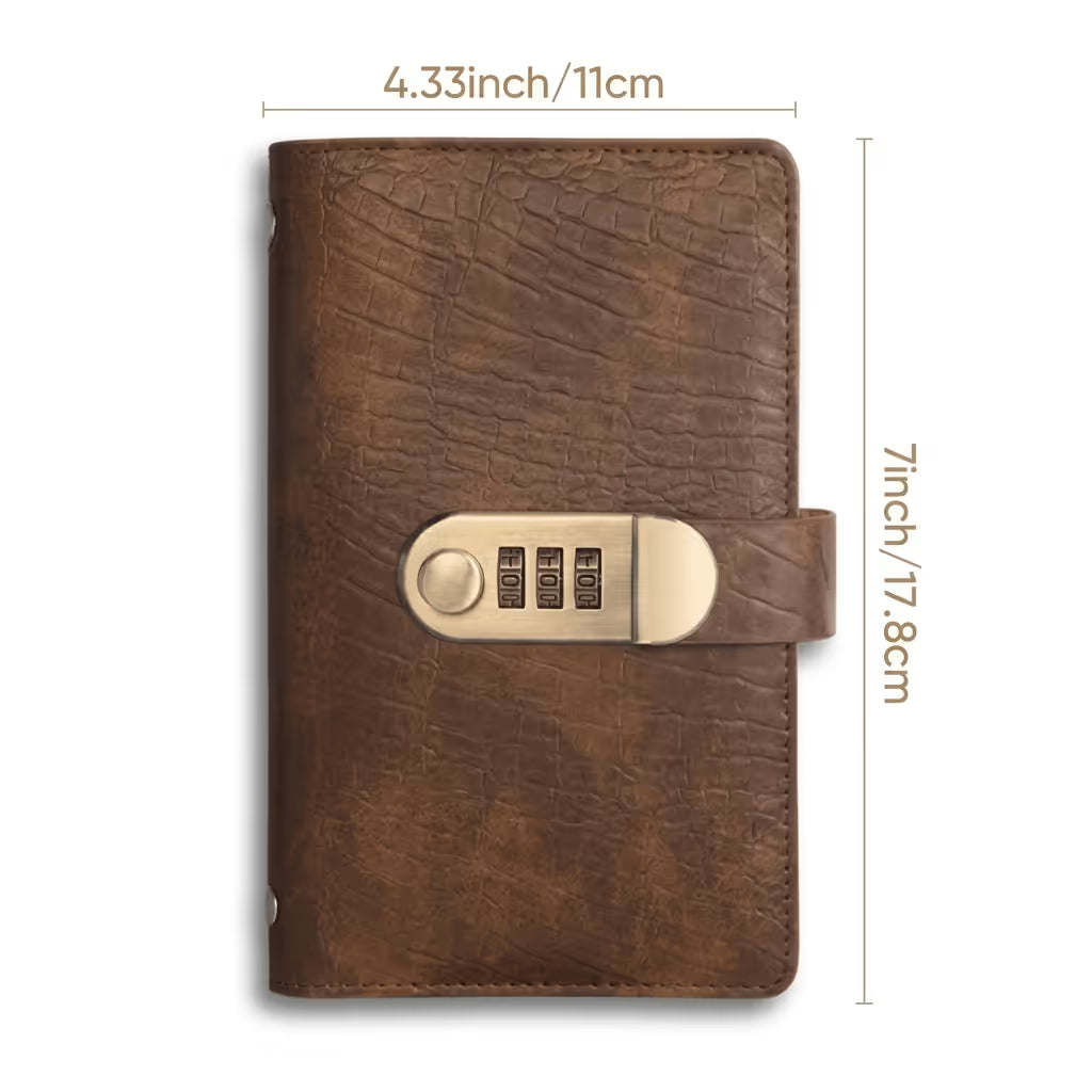 Lockable Savings Challenge Notebook
