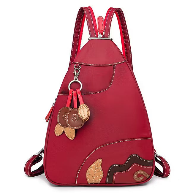Women's Floral Detail Convertible Backpack