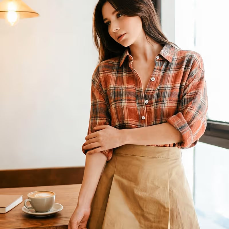 Women's Heritage Plaid Relaxed Shirt