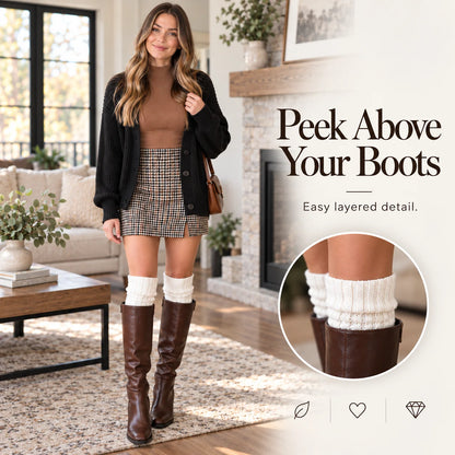 Women's Over-the-Knee Knit Boot Socks