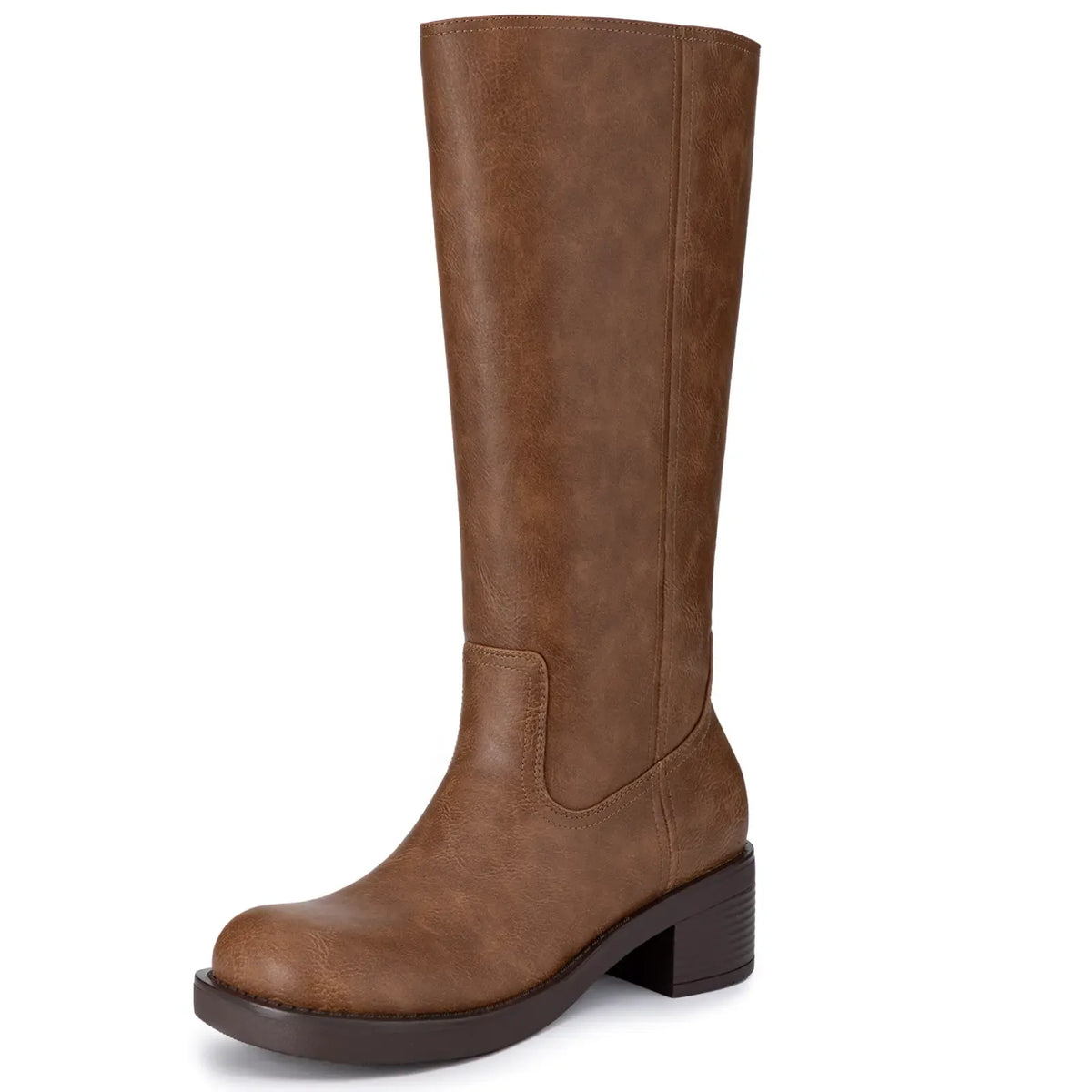 Women's Embossed Knee High Boots