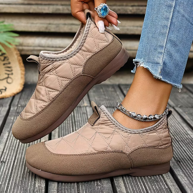 Women's Buckle Detail Winter Flats