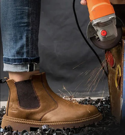 Men's Steel Toe Pull-On Work Boots
