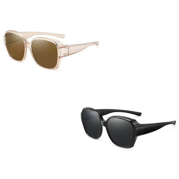 Polarised Round Cat-Eye Sunglasses
