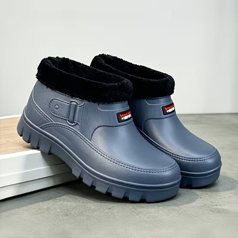 Unisex Plush-Lined Chunky Winter Boots