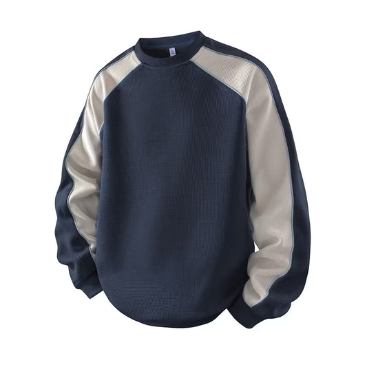 Men's Colour Block Crew Neck Sweatshirt