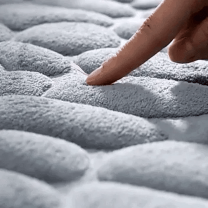Cobblestone Embossed Bathroom Mat