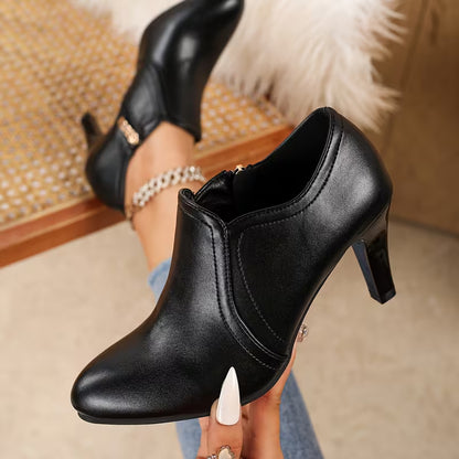 Women's Pointed-Toe High Heel Ankle Shoes