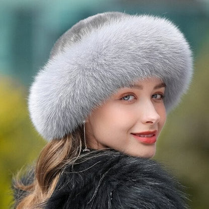 Women's Plush Faux Fur Winter Hat