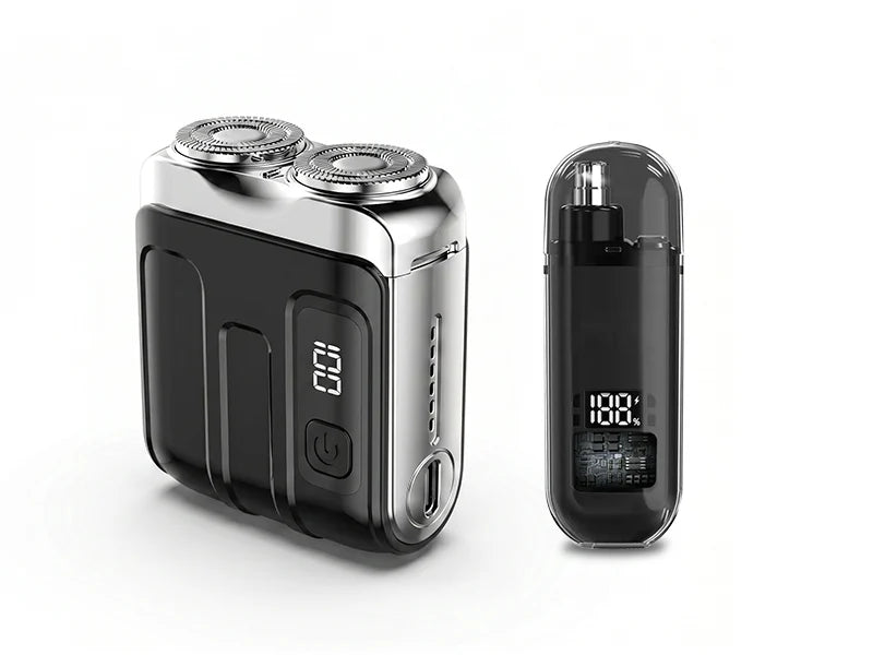 Men's Portable Dual-Head Electric Shaver