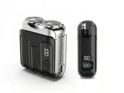 Men's Portable Dual-Head Electric Shaver