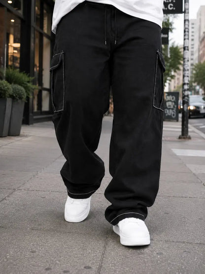 Men's Relaxed Utility Cargo Trousers