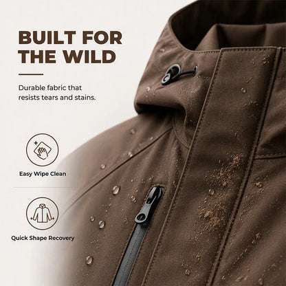 Women's Oversized Bubble Hem Rain Jacket