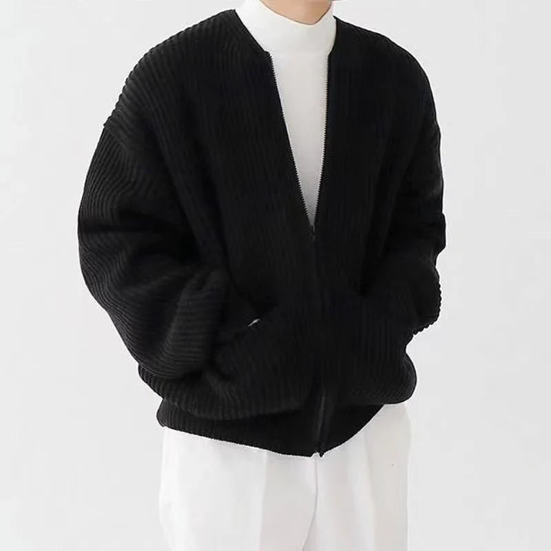 Men's Full Zip Knitted Cardigan