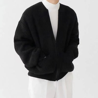 Men's Full Zip Knitted Cardigan