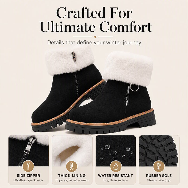 Women's Cosy Fur-Lined Winter Ankle Boots
