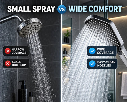 4-Mode Wide Face Shower Head