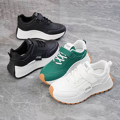 Women's Strap Detail Platform Trainers