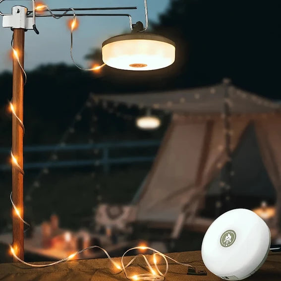 Portable Retractable LED Camping & Decorative String Lights