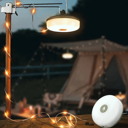 Portable Retractable LED Camping & Decorative String Lights