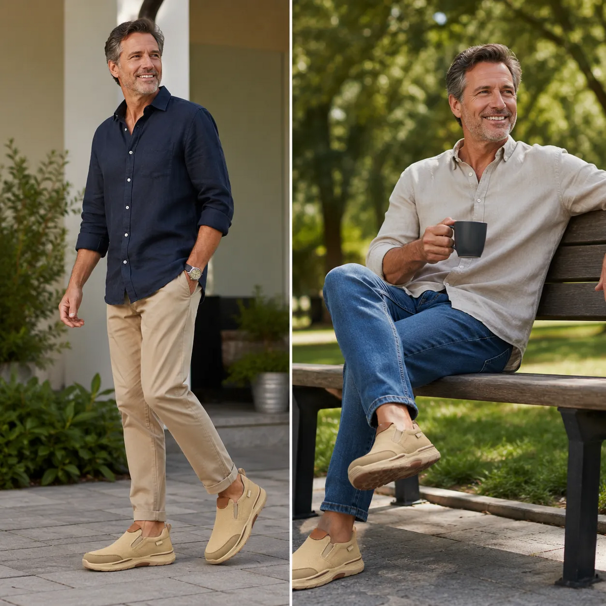 Men's Everyday Slip-On Walking Trainers