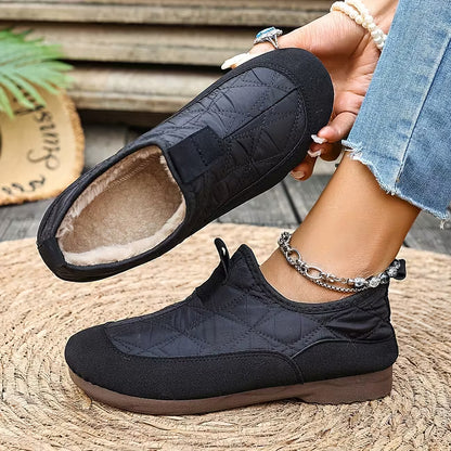 Women's Buckle Detail Winter Flats