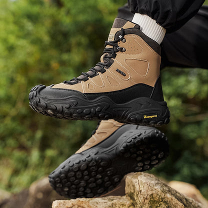 Men's Rugged High-Top Hiking Boots