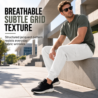 Men's Textured Multi-Pocket Cargo Joggers