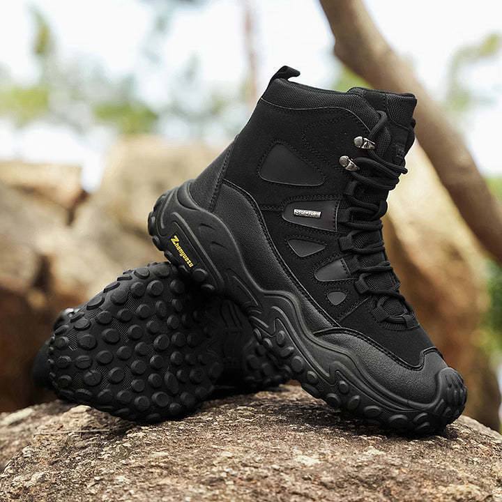 Men's Rugged High-Top Hiking Boots