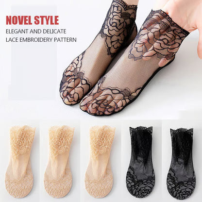 Women's Floral Lace Ankle Socks