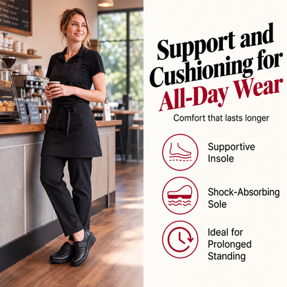 Women's Waterproof Comfort Work Shoes