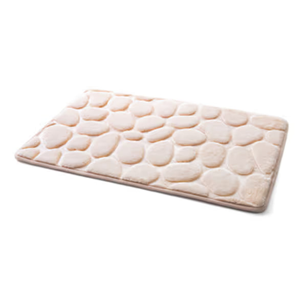 Cobblestone Embossed Bathroom Mat