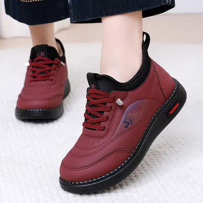 Women's Casual Lace-Up Platform Trainers