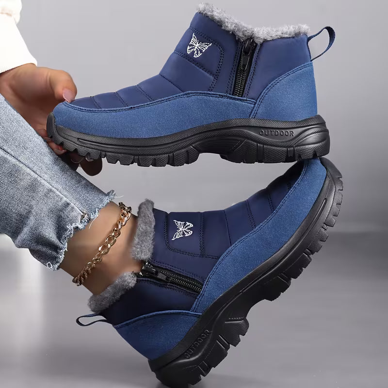 Women's Plush-Lined Chunky Winter Boots