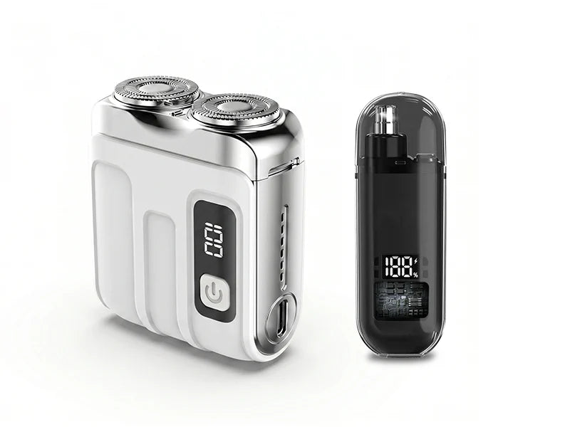Men's Portable Dual-Head Electric Shaver