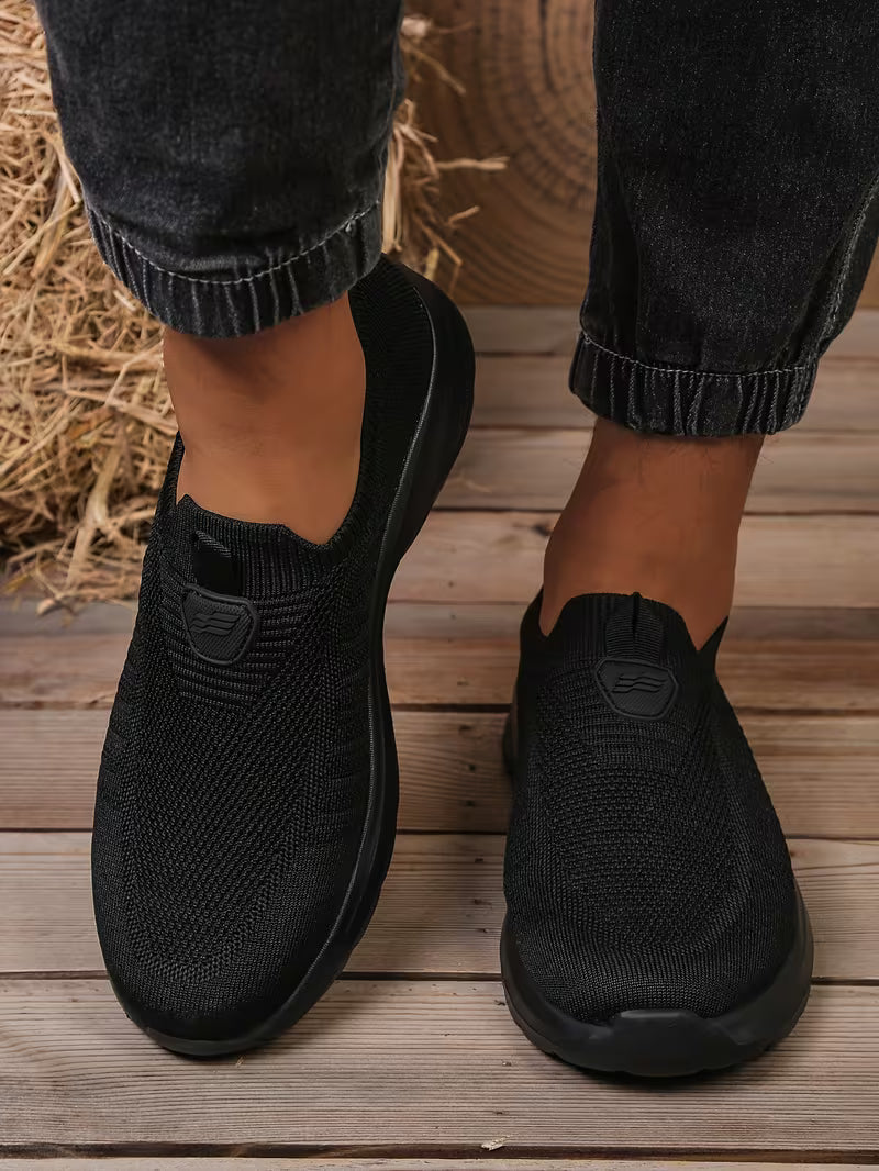 Men's Knit Slip-On Trainers