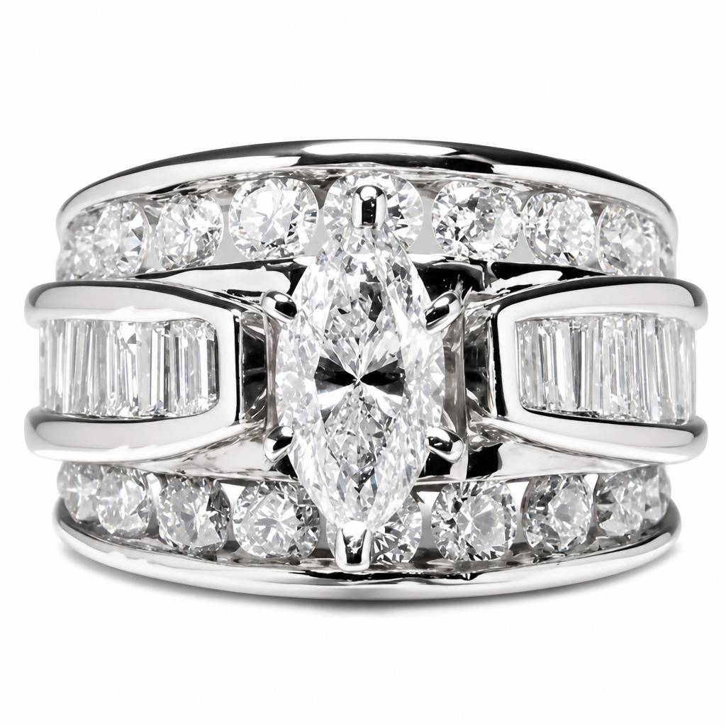 Women's Cubic Zirconia Statement Ring