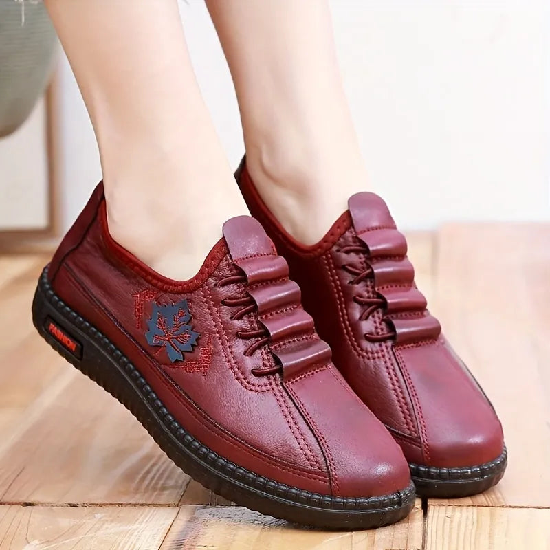 Women's Embossed Slip-On Loafers