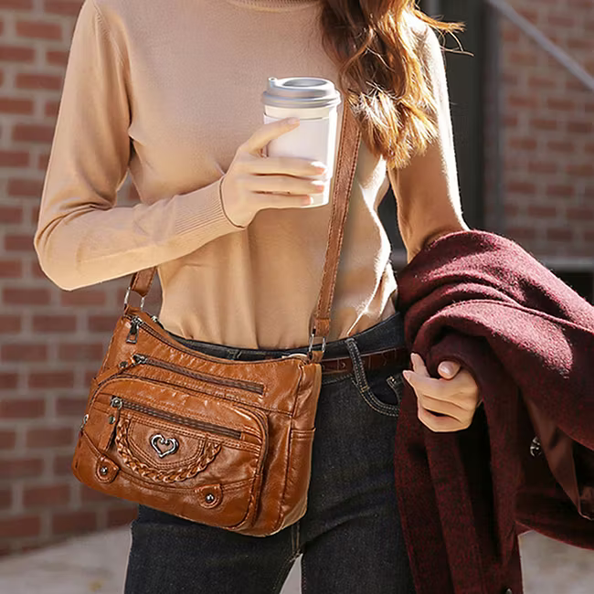 Women's Multi-Pocket Crossbody Bag