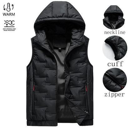 Men's Hooded Zip Gilet