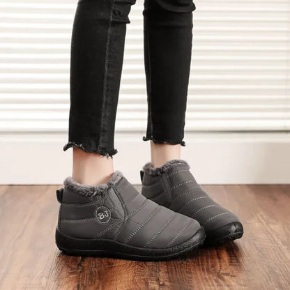 Women's Plush-Lined Winter Ankle Boots