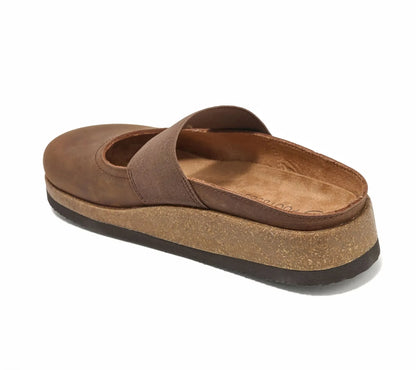 Women's Embossed Slip On Platform Clogs