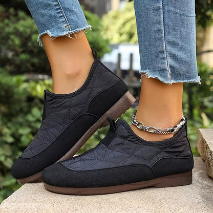 Women's Buckle Detail Winter Flats