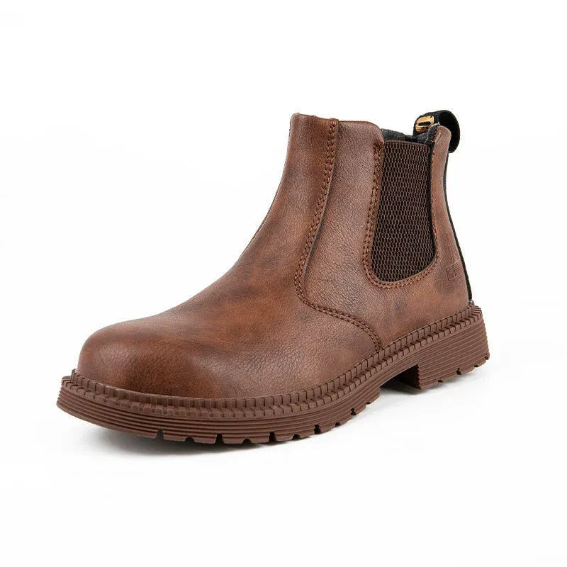Men's Steel Toe Pull-On Work Boots