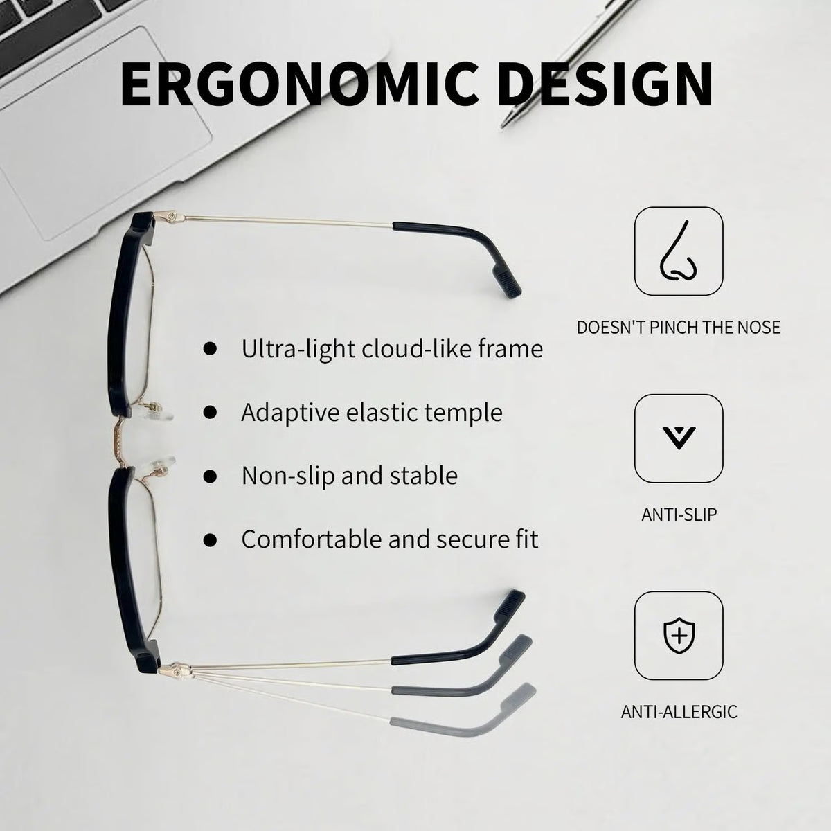 Auto-Adjusting HD Reading Glasses