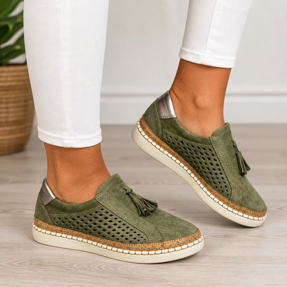 Women's Tassel Detail Slip-On Loafers